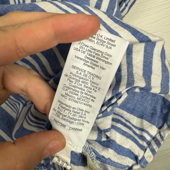 Madewell Courier Button-Back Shirt in Hinsdale Stripe Small - Picture 8 of 8